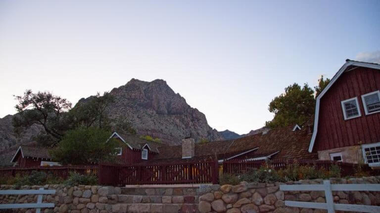 evening at Spring Mountain Ranch State Park