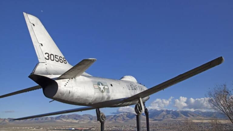 plane at Veteran's Memorial Park in Winnemucca