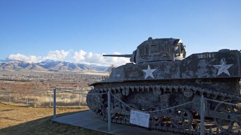 tank Veteran's Memorial Park in Winnemucca