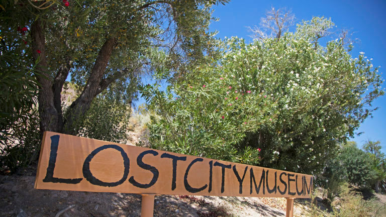 lost city museum sign