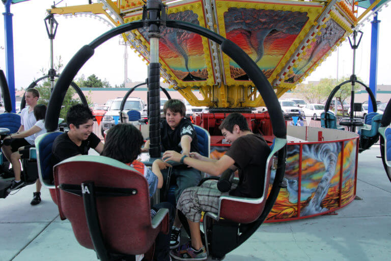 Las Vegas Mini Grand Prix roller coaster