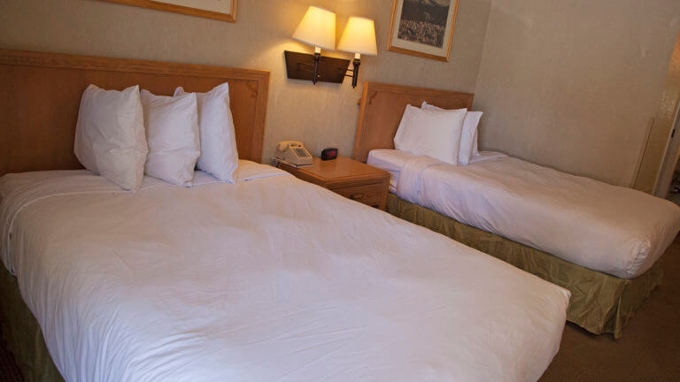 double bed at Magnuson Park-Vue Motel