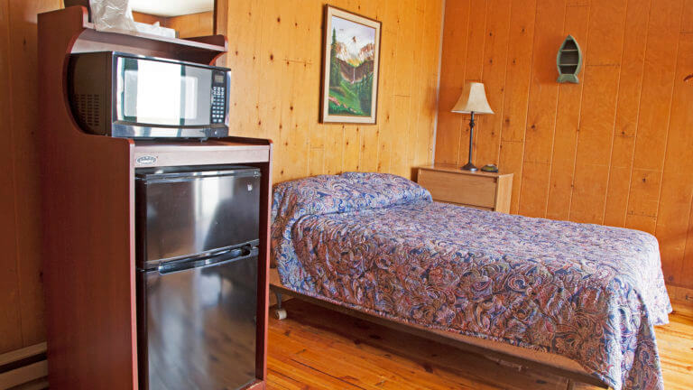 refrigerator in a guest room at denio junction