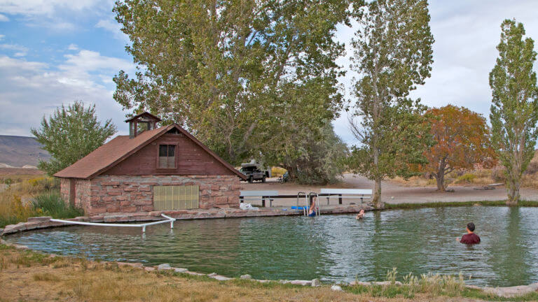 water front at virgin valley campground