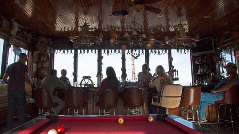 pool at Lucky Spur Saloon