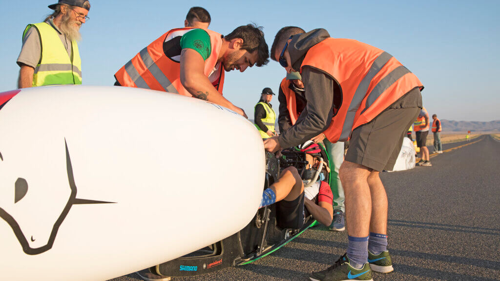 World Human Powered Speed Challenge Battle Mountain, NV