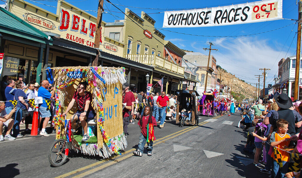 World Championship Outhouse Races in Virginia City, Nevada