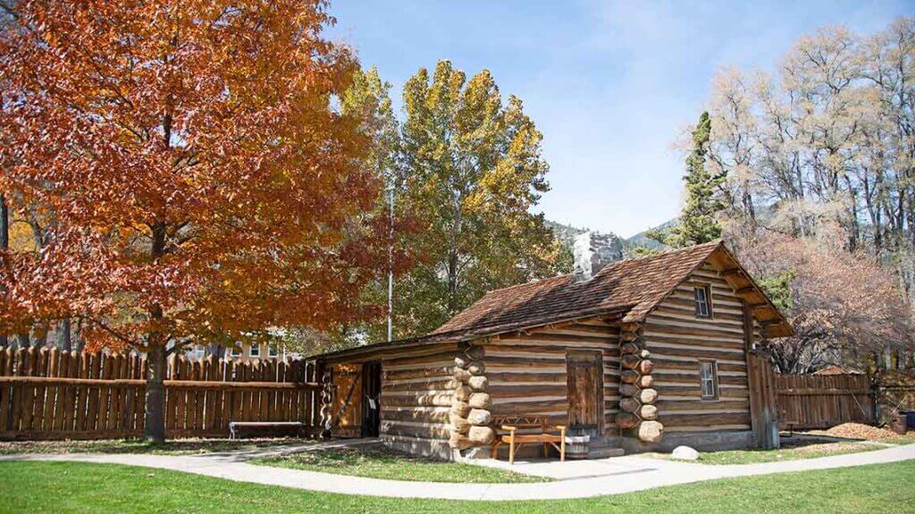 historic building at mormon station state historic park