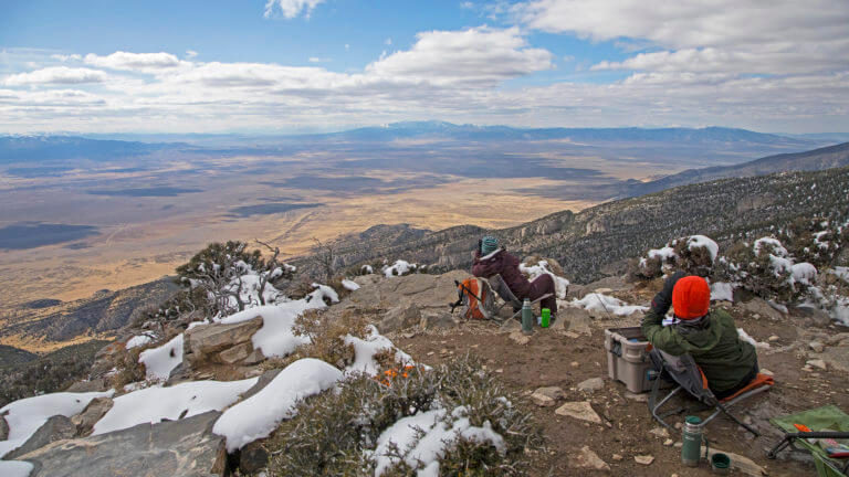 hawk watch atop a moutain