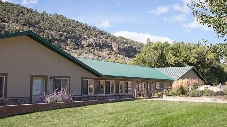 courtyard Hidden Canyon Retreat