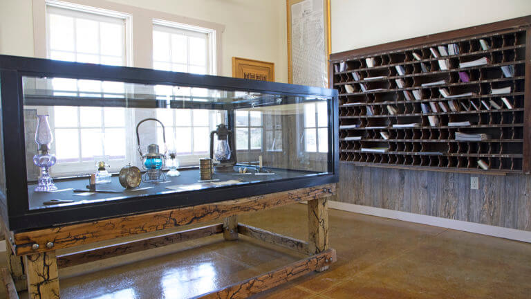 Goldfield Visitor's Center display