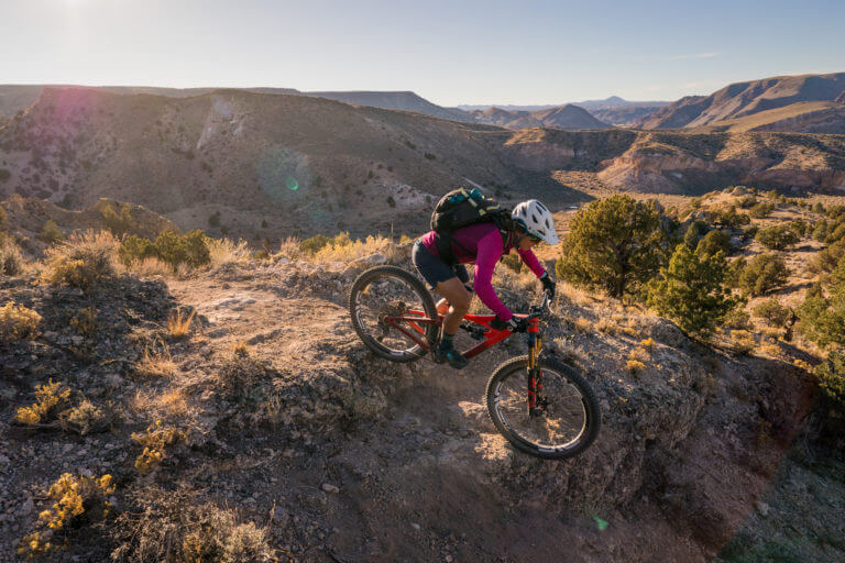 mountain biking at barnes canyon