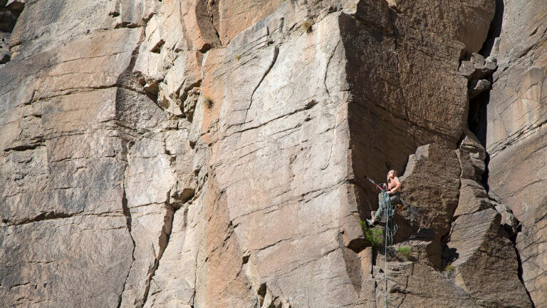 climbing rainbow canyon