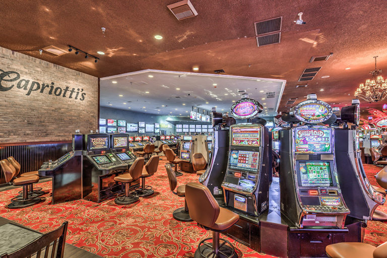 casino floor and capriottis at the edgewater casino resort
