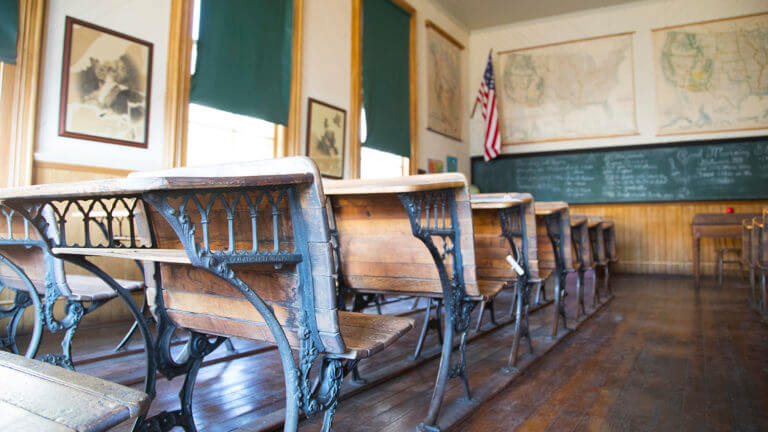 schoolhouse in virginia city