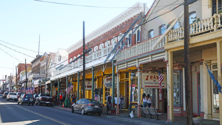 busy day in virginia city