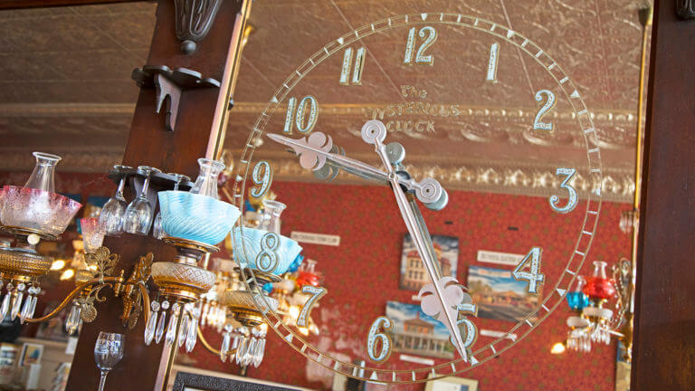 Virginia City Visitor Center clock