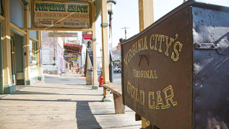 virgina city's original gold car