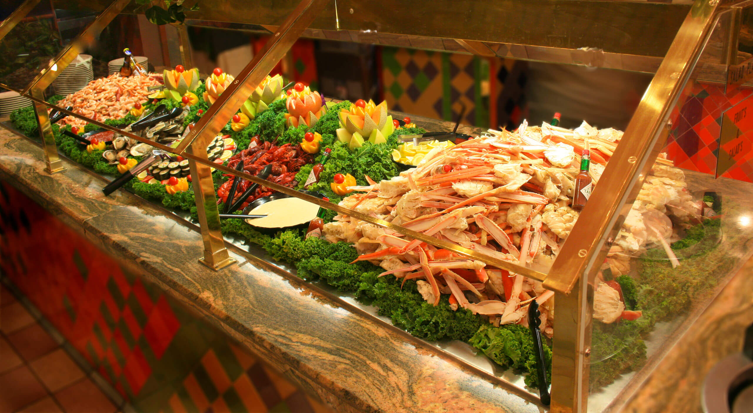 seafood at the sierra buffet
