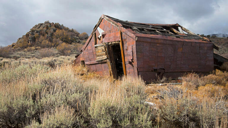 ruined house