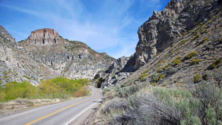 road to Spring Valley State Park