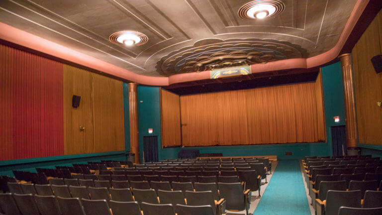 stage at the historic central theater