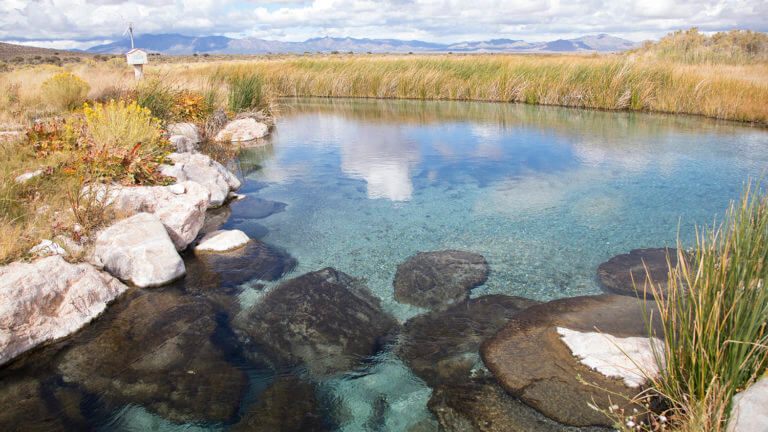 Wayne E. Kirch Wildlife Management Area hot springs