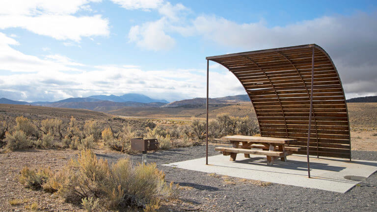 Egan Crest Trails rest area