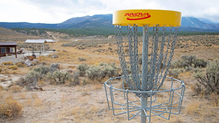 disc golf at ward mountain recreation area