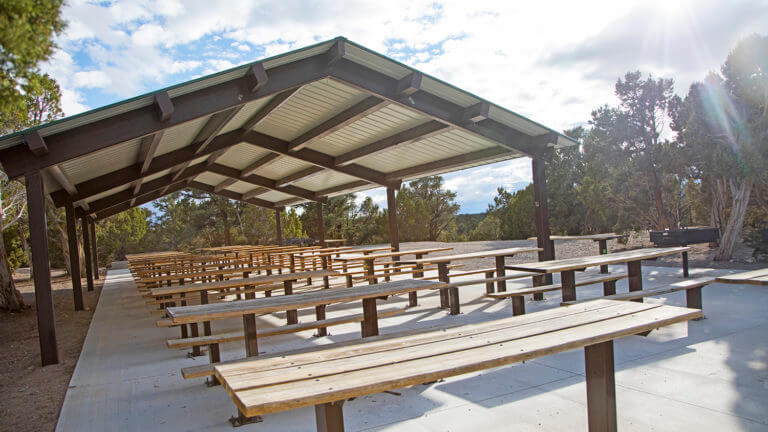 ward mountain recreation area group and family space