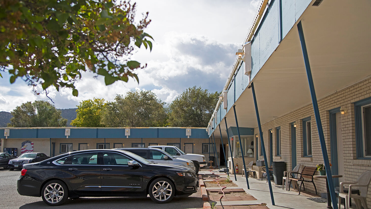 parking lot Grand Central Motel