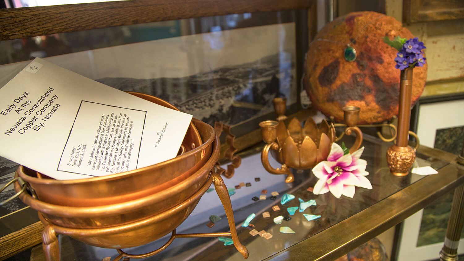 garnet mercantile display 