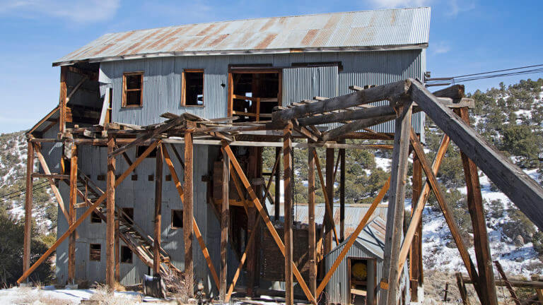 belmont ghost town ruins