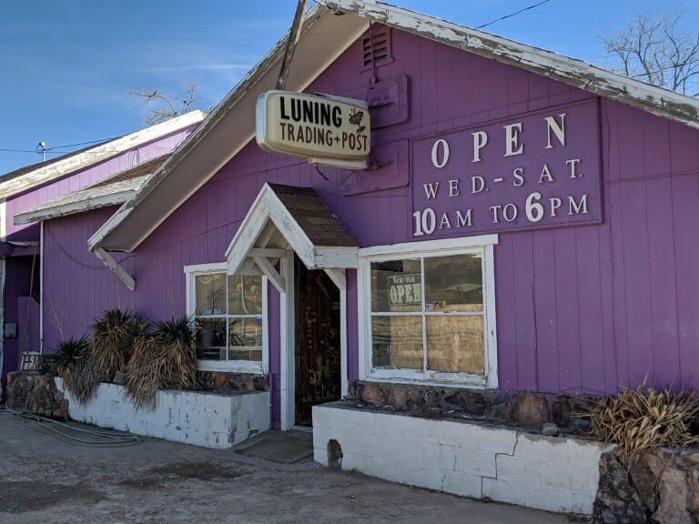store front at Luning Trading Post
