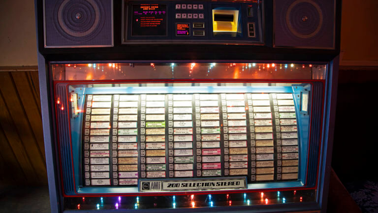 red dog saloon jukebox