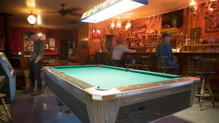 red dog saloon pool table