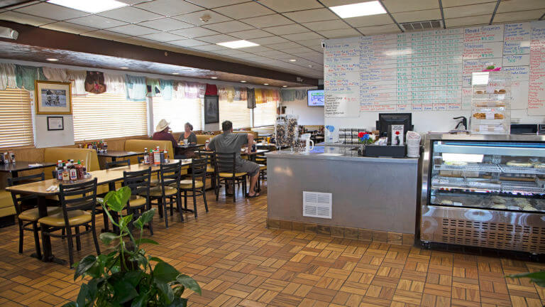 dining area at bellas restaurant