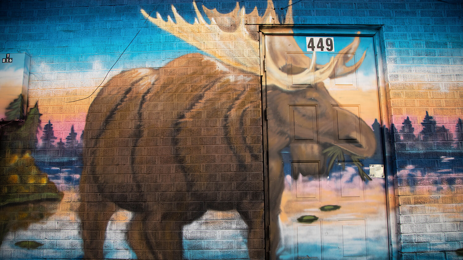 moose mural