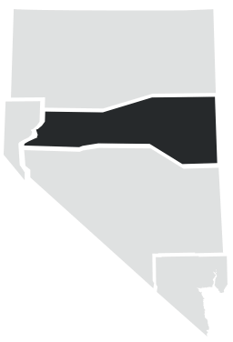 north central nevada map