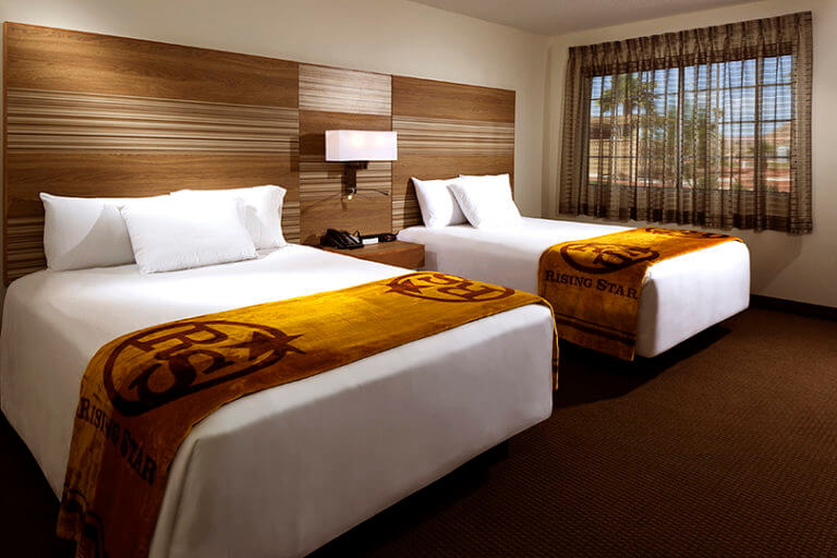 double bed room at rising star sports ranch resorts