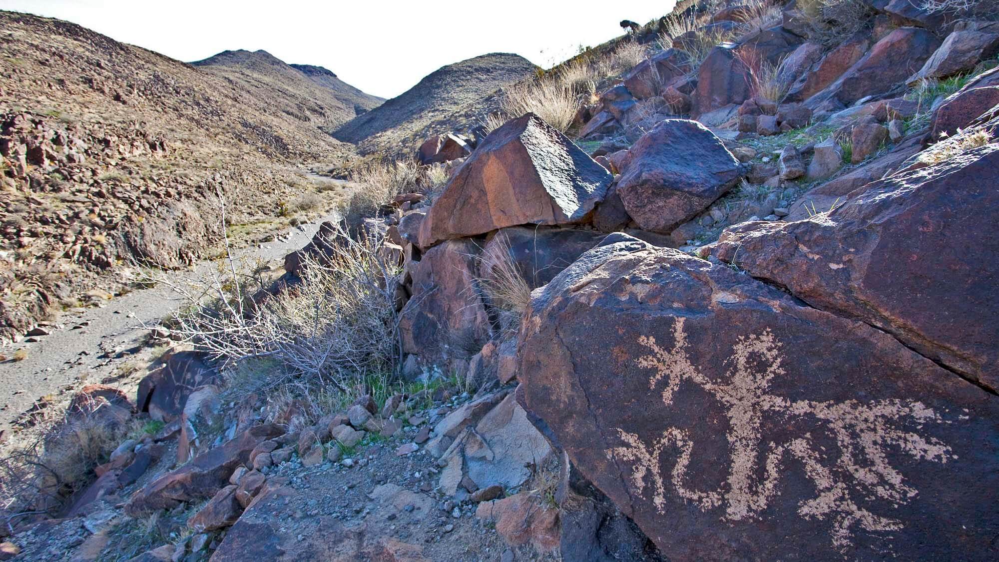 rock art at sloan canyon national conservation area