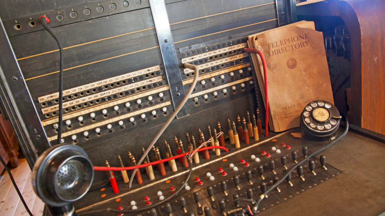 old technology at Fish Lake Valley Heritage Center and Museum