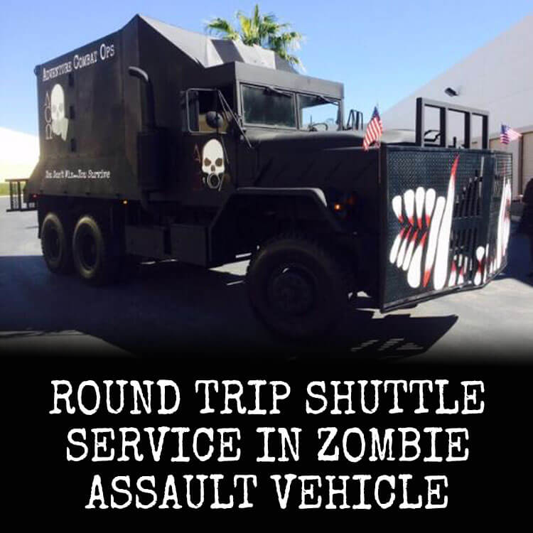 assault vehicle at Adventure Combat Ops