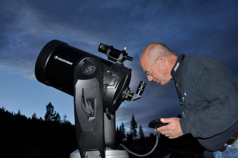 star gazing at Tahoe Adventure Company