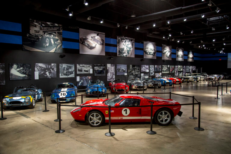 classic cars at shelby american museum