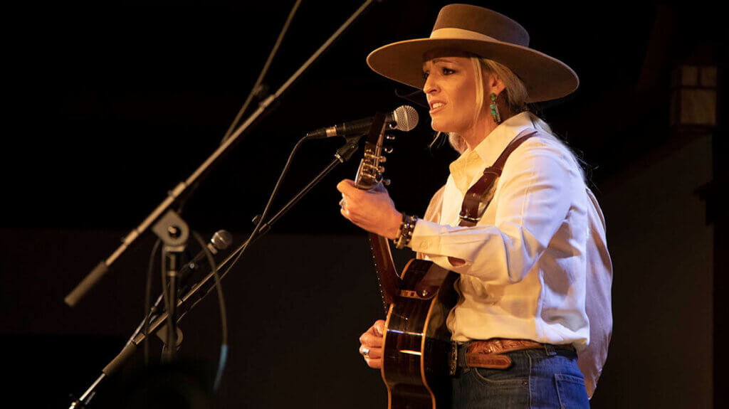trinity seely performs at genoa western heritage days in genoa nevada