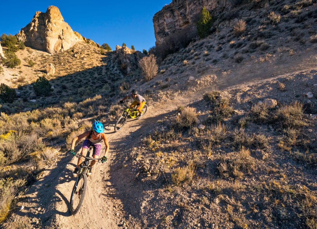 mountain biking at barnes canyon