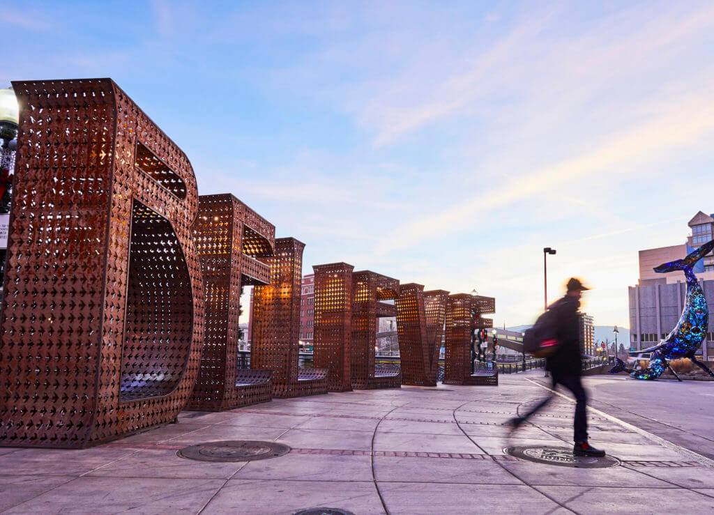 reno believe sculpture