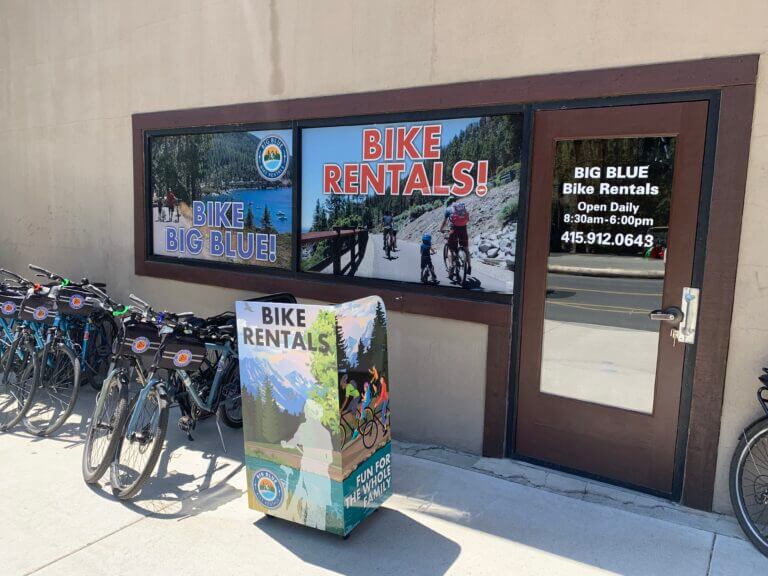 big blue bike rentals incline village lake tahoe