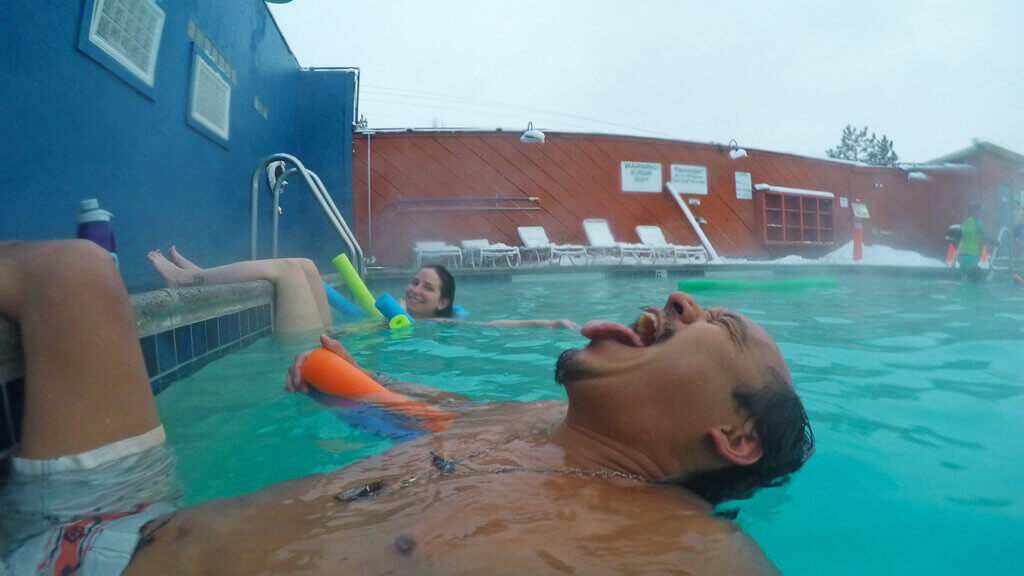 couple enjoying carson hot springs